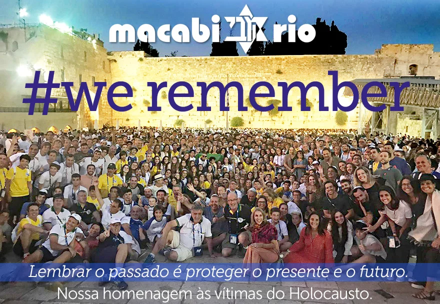 Homenagem às vítimas do Holocausto