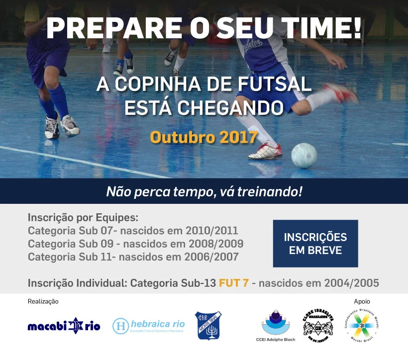 Copinha de futsal está chegando