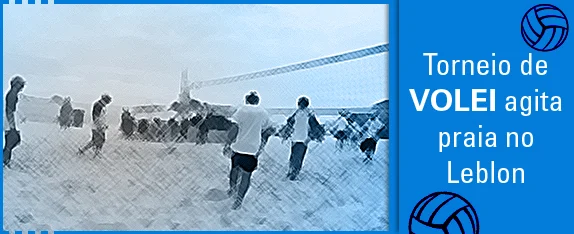 Torneio de Volei agita praia no Leblon