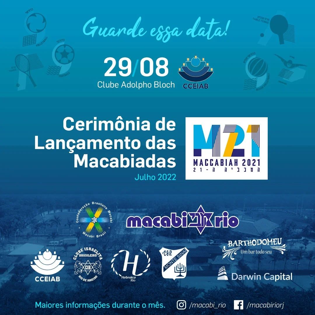 Cerimônia Lançamento das Macabiadas 2022