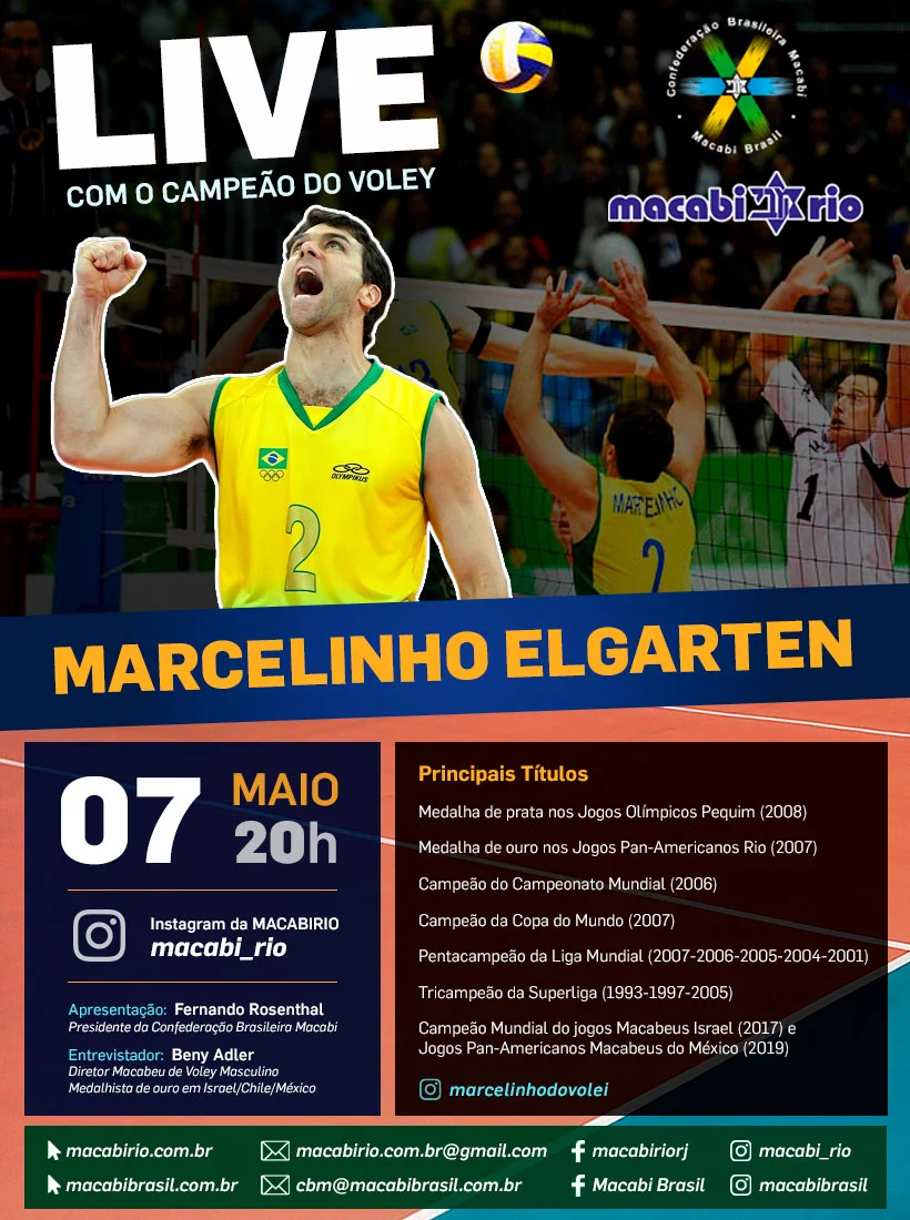 LIVE – Marcelinho do Volei
